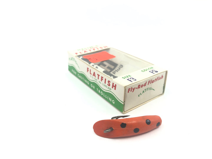 Vintage Helin Flatfish Orange Color with F3 PS Box