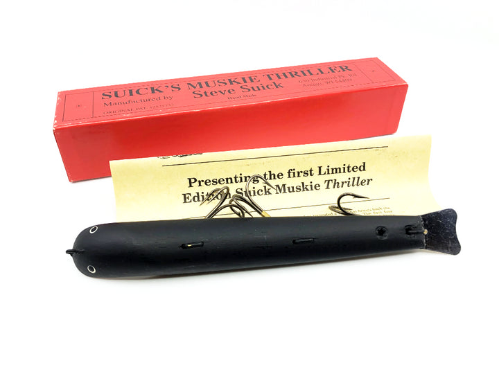 Suick Muskie Thriller Special Edition New in Box All Black Color