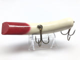 Vintage Kautzky Lazy Ike Musky Ike Wooden Lure in Red and White Color
