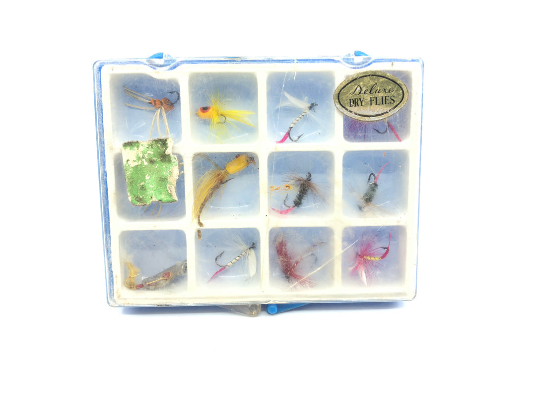 Vintage Box of 12 Deluxe Dry Flies