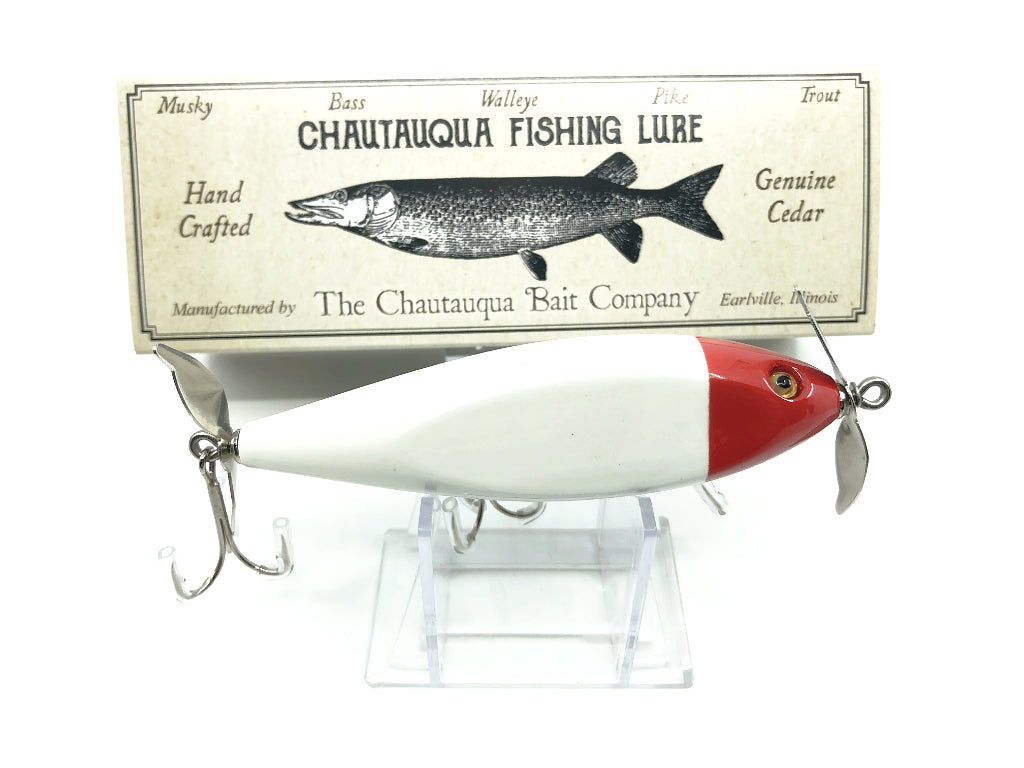 Chautauqua Custom Injured Minnow in Classic Red and White 2020 Color