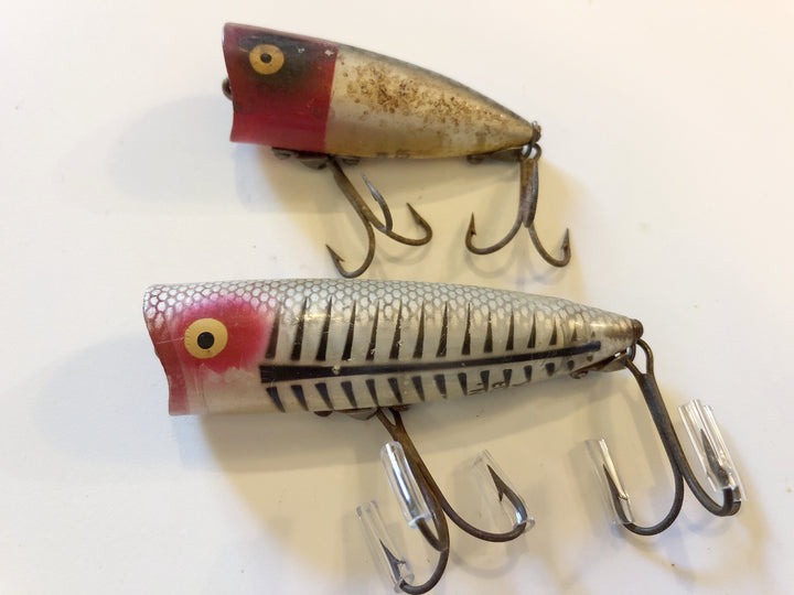 Heddon Chugger and Chugger Jr Lot of Two