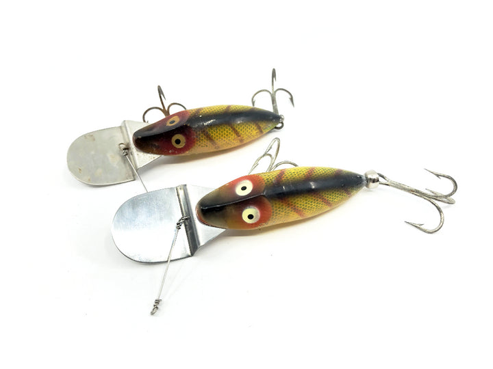Heddon Go-Deeper River Runt Perch Color Lot of Two