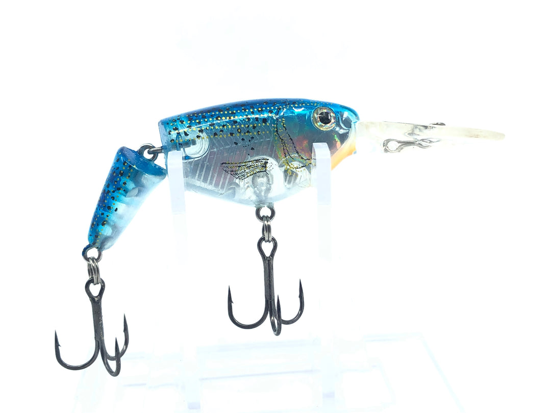 Jointed Shad Blue with Black Spots