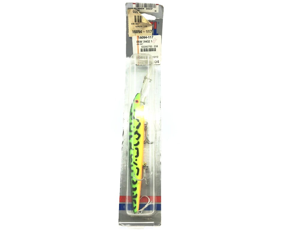 Rebel Spoonbill Minnow D30S Fire Tiger Color New Old Stock