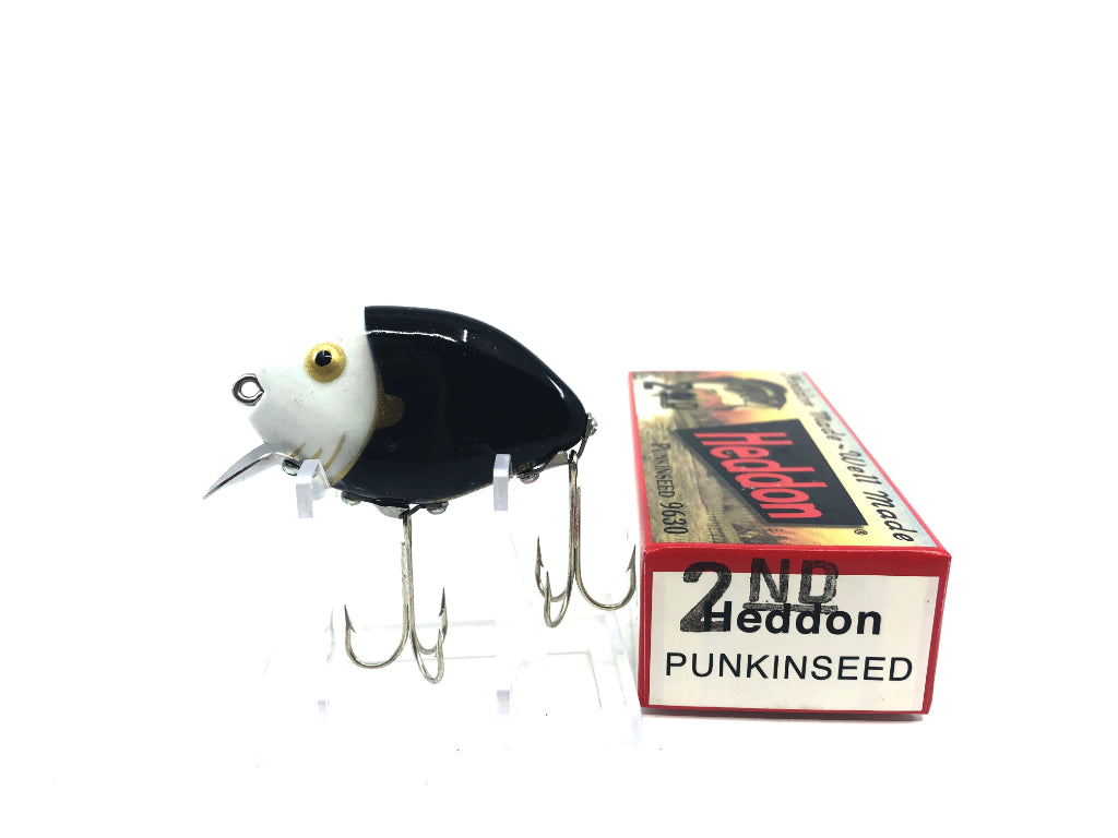 Heddon 9630 2nd Punkinseed X9630BWHG Black White Head Gold Color New in Box