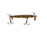 Shakespeare Slim Jim Vintage Wooden Lure, Natural Pike Color