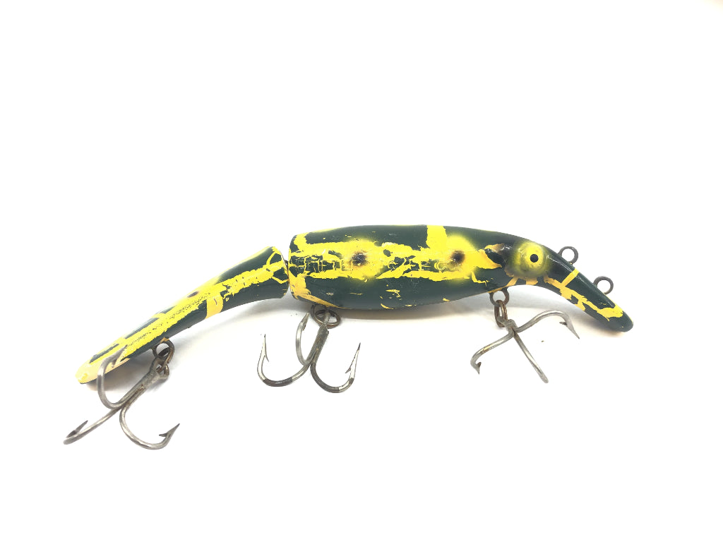 Drifter Tackle The Believer 8" Jointed Musky Lure Color Yellow Splatter Frog