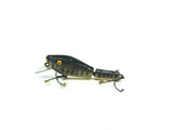 L & S Minnow Bass-Master Model 15, White/Speckled Black Ribs & Back Color, Opaque Eyes