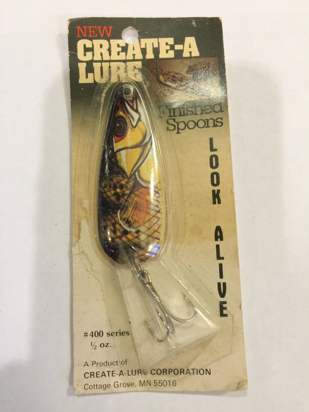 Create-A-Lure #400 Series Minnow new on card