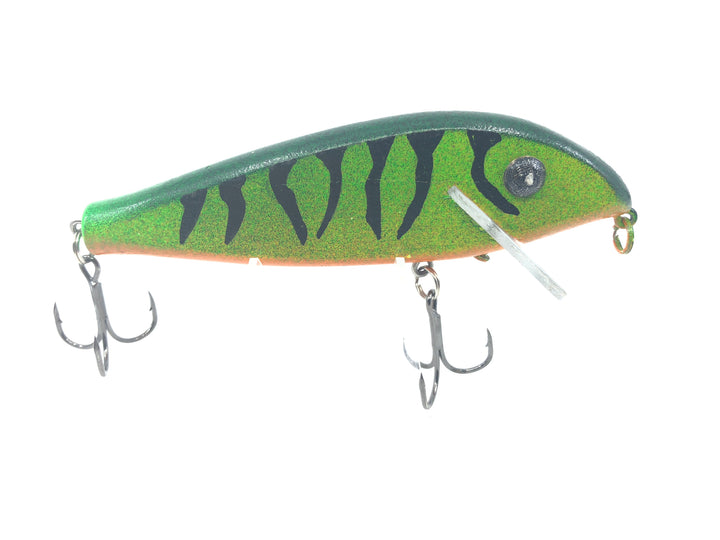 Wooden Fire Tiger Musky Lure