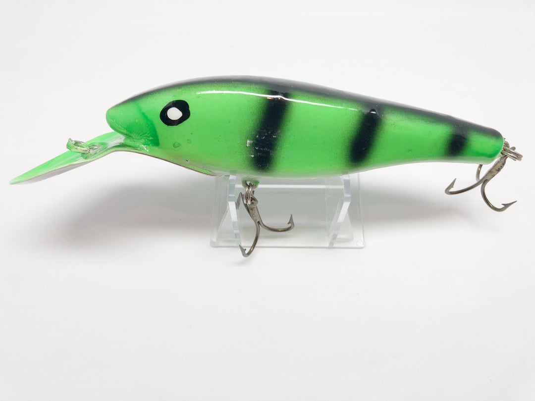 Green and Black Musky Lure with Cisco Kid type Lip