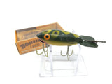 Vintage Wooden Bomber 311 Frog Color with Box