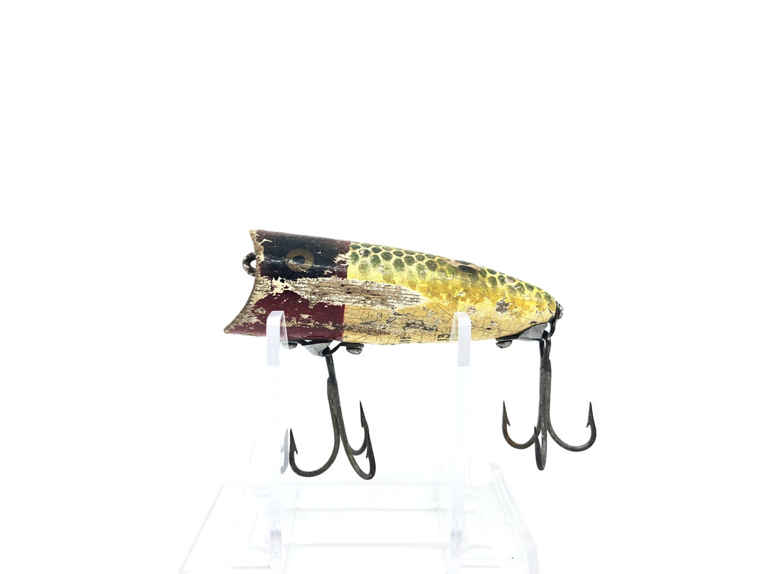 Heddon Wooden Baby Lucky 13 JRH Frog Spot Color