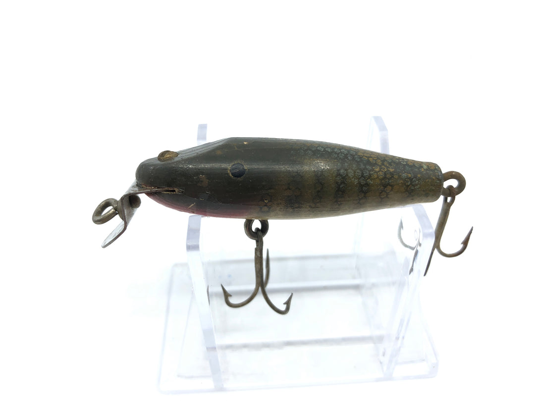 Creek Chub 9300 Spinning Pikie Minnow in Pikie Color Wooden Lure