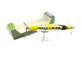 Heddon Dying Flutter Silver and Yellow Color with Box 9205 Y