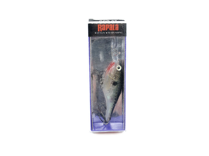 Rapala Glass Shad Rap GSR-7 GBK Glass Black Color New in Box Old Stock