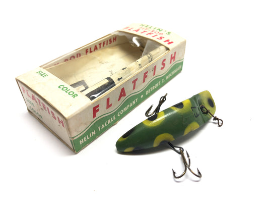 Helin Vintage Flatfish F7 FR Frog Color with Box and Paperwork