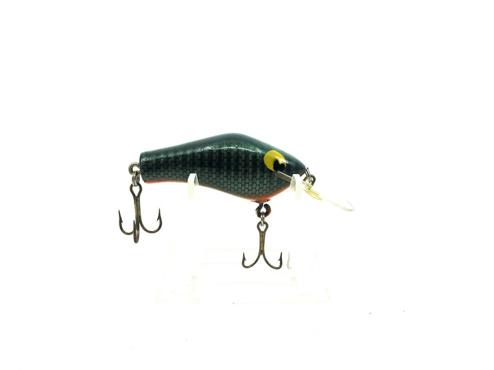 Poe's Super Cedar Medium Diving Series, Green Scale/Black Back/Orange Belly Color