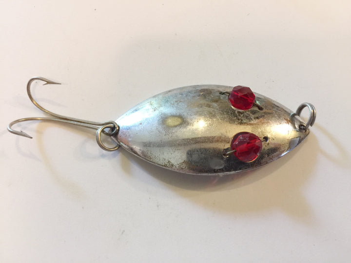 Vintage Hofschneider Red Eye Wiggler Silver color