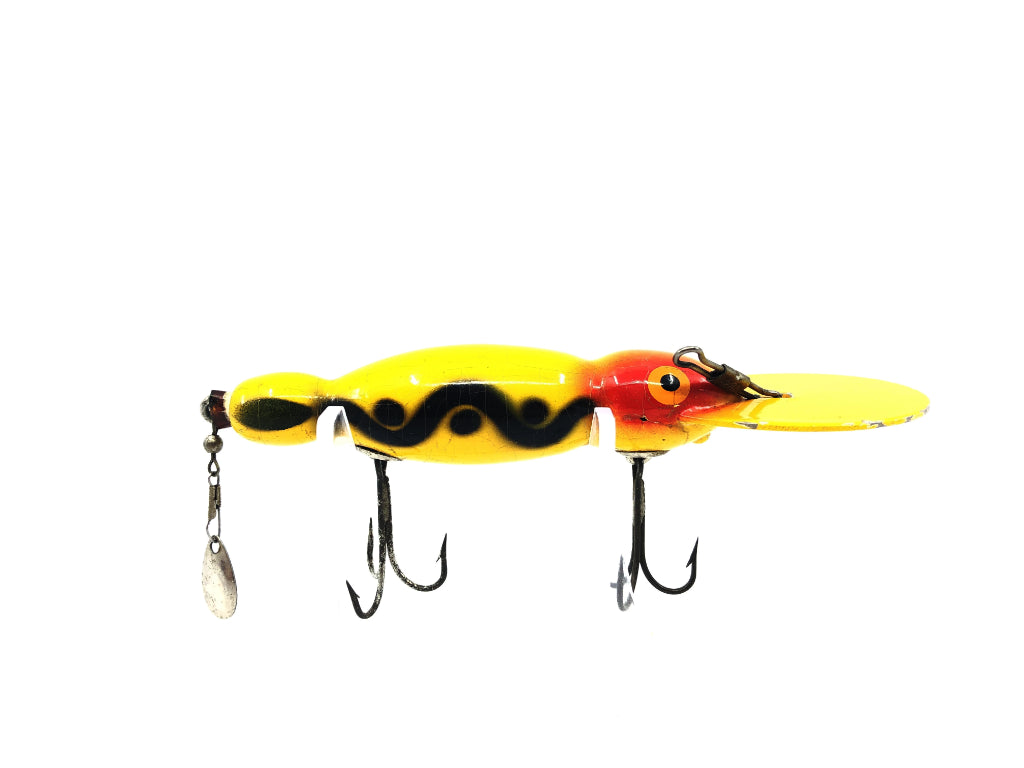 Bomber Wooden Water Dog Color #57 Yellow Black Shadow Stripe