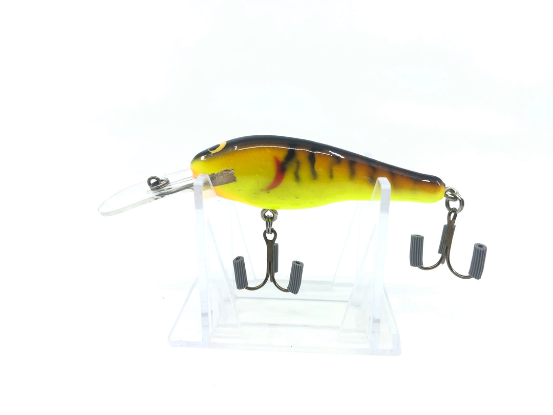 Unmarked Crankbait Orange and Yellow Tiger Color