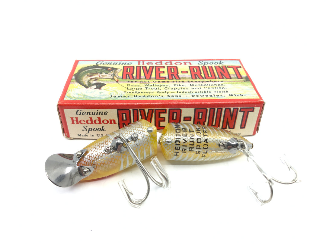 Heddon Jointed Floating River Runt 9430 XRY Yellow Shore Color with Box and Insert
