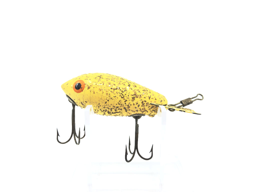 Wooden Bomber 300 Series 319 Yellow/Silver Flakes Color