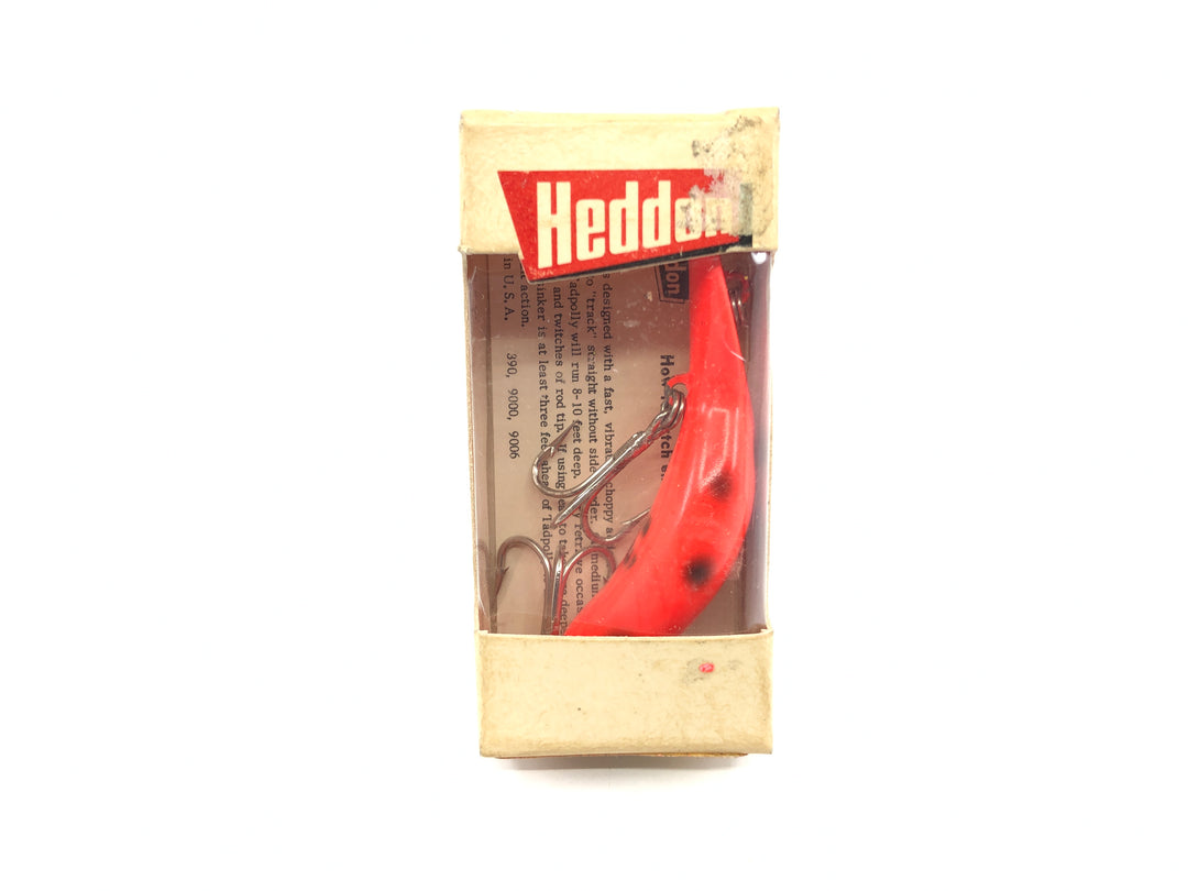 Heddon Tadpolly 9000 RFB Fluorescent Black Spot New in Box