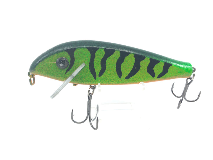 Wooden Fire Tiger Musky Lure