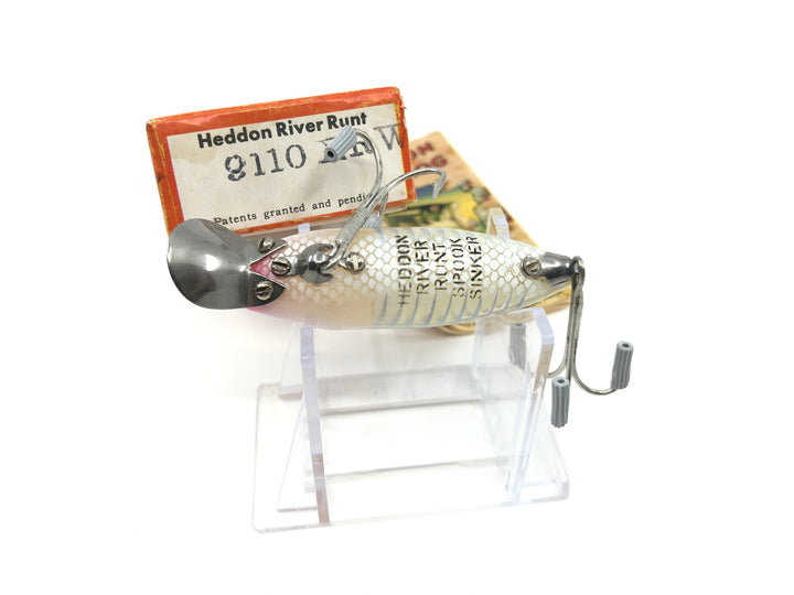 Heddon River Runt Spook Sinker 9110-XRW White Shore Color with Box / Catalog