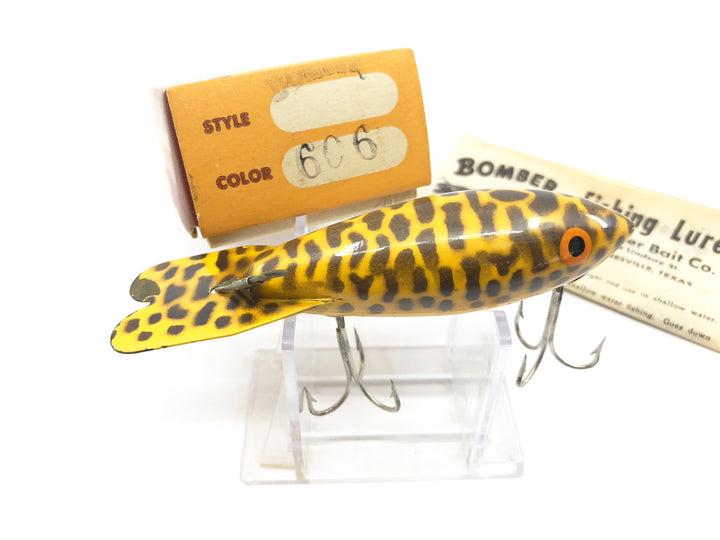 Vintage Wooden Bomber Yellow Coachdog Color with Box