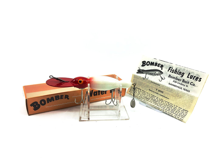 Vintage Wooden Bomber Water Dog 1604 Red/White Color with Box