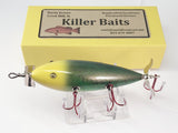 Rusty Jessee Killer Baits Five Hook Minnow in Yellow and Green Color