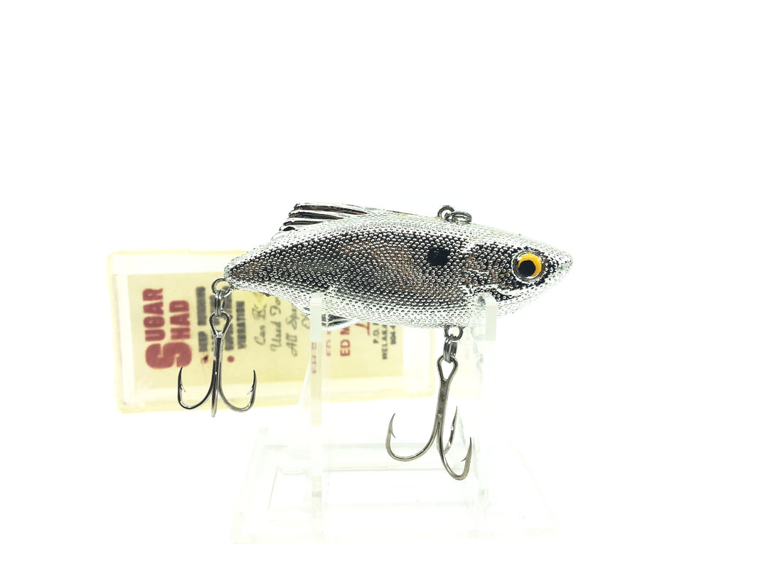Ed Moore Sugar Shad Silver Color New in Box
