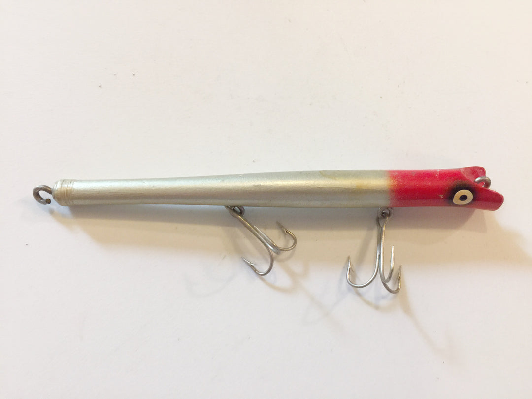 Pencil Plug Silver with Red Head and Silver Body