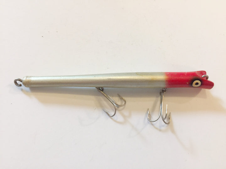 Pencil Plug Silver with Red Head and Silver Body