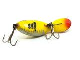 Heddon Tiny Tad Yellow and Silver Ribs