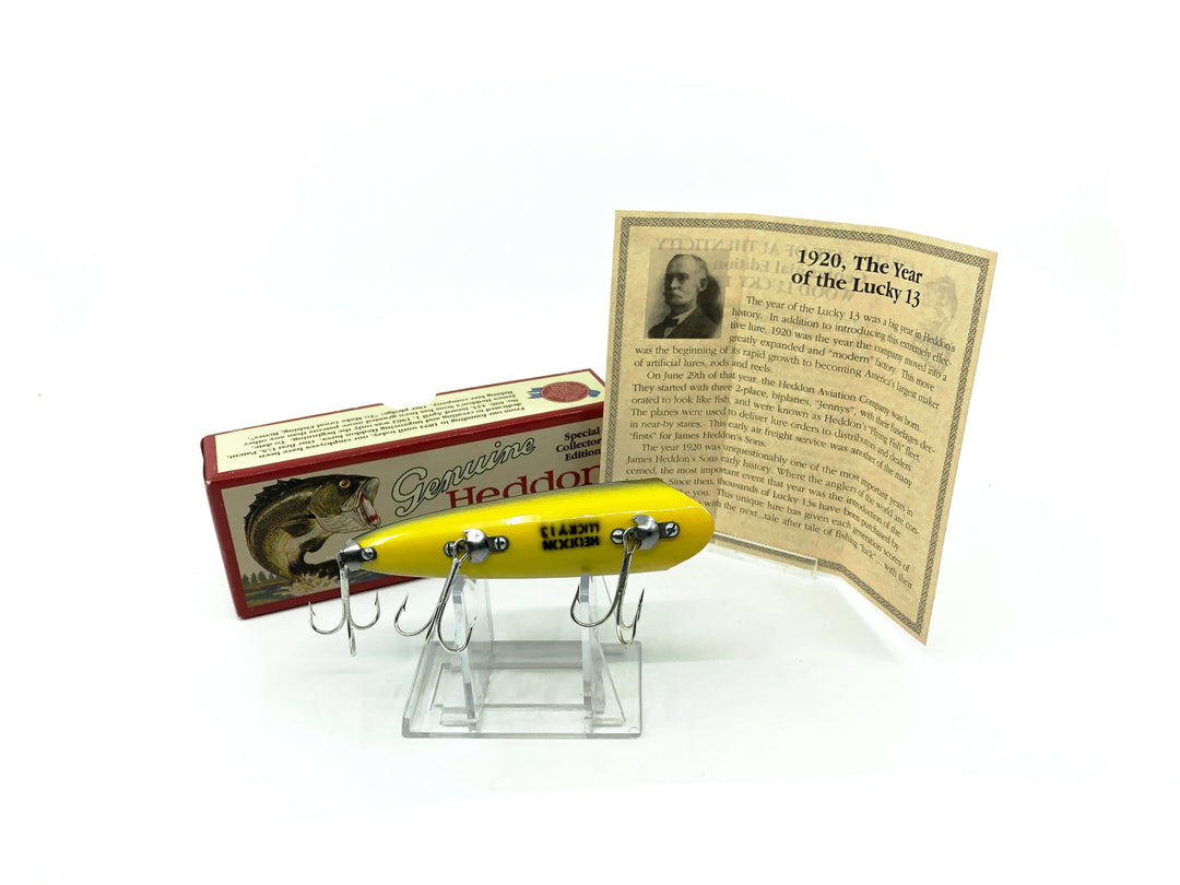 Heddon Centennial Edition Wood Lucky 13 New in Box NO. X2500W-BF