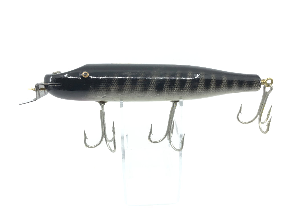 Creek Chub SPECIAL ORDER Giant Straight Pikie 6033 Wood Black Scale Color New with Box