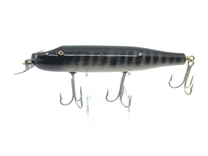 Creek Chub SPECIAL ORDER Giant Straight Pikie 6033 Wood Black Scale Color New with Box