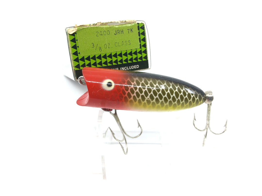 Heddon Baby Lucky 13 2400 JRH Frog Scale Red Head Color with Box