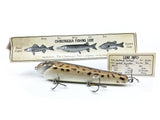Chautauqua Hardwood Musky Jerkbait in Spotted Hogsucker Color