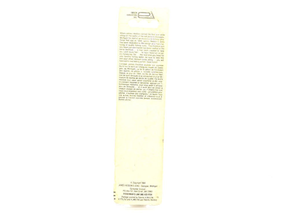 Original Heddon Zara Spook SS Silver Flitter Color with Card