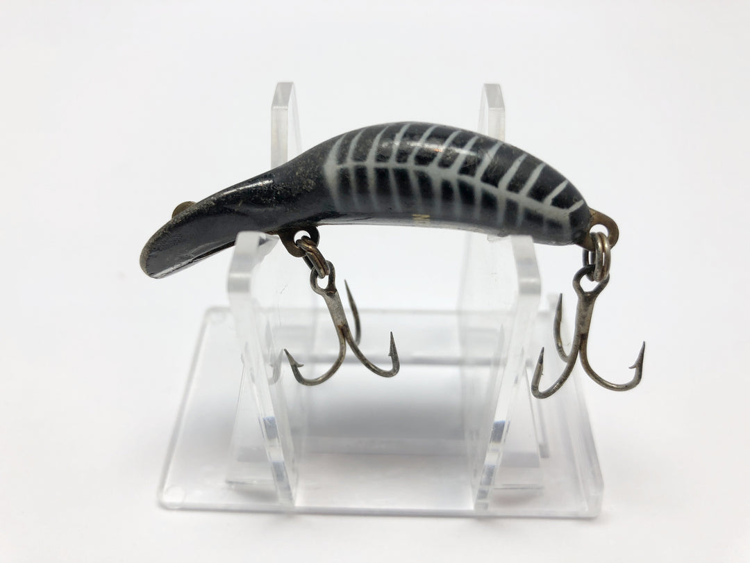 Heddon Tiny Tad Tadpolly in Black Shore Color