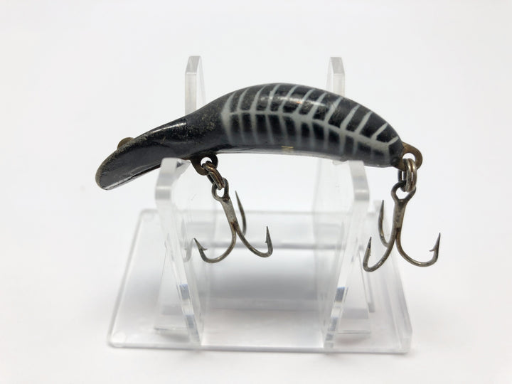 Heddon Tiny Tad Tadpolly in Black Shore Color