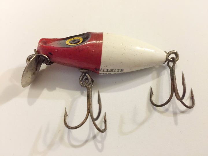 Millsite Baby 99'R Sinker Red and White Antique Fishing Lure