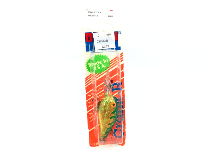 Rebel Crank-R Transparent Perch Color New on Card Old Stock