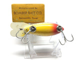 Vintage Wooden Bomber 1947 Box Purple Back Yellow Belly Silver Sparkle Color 71