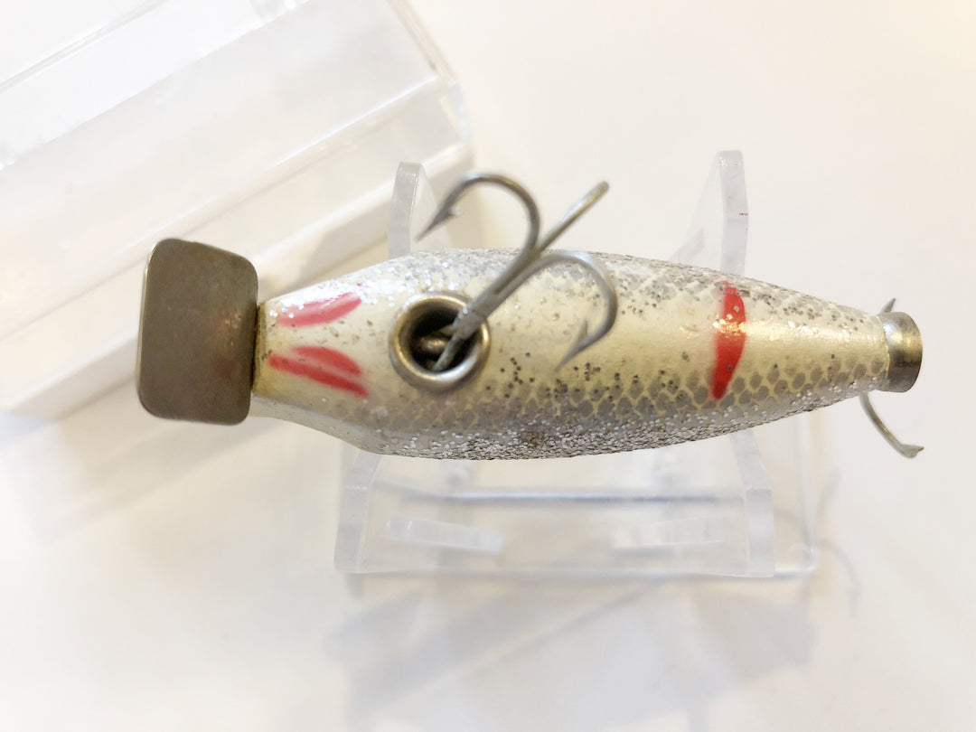 Poe's Nervous Miracle New in Box Vintage Wooden Bait Silver Shad Color